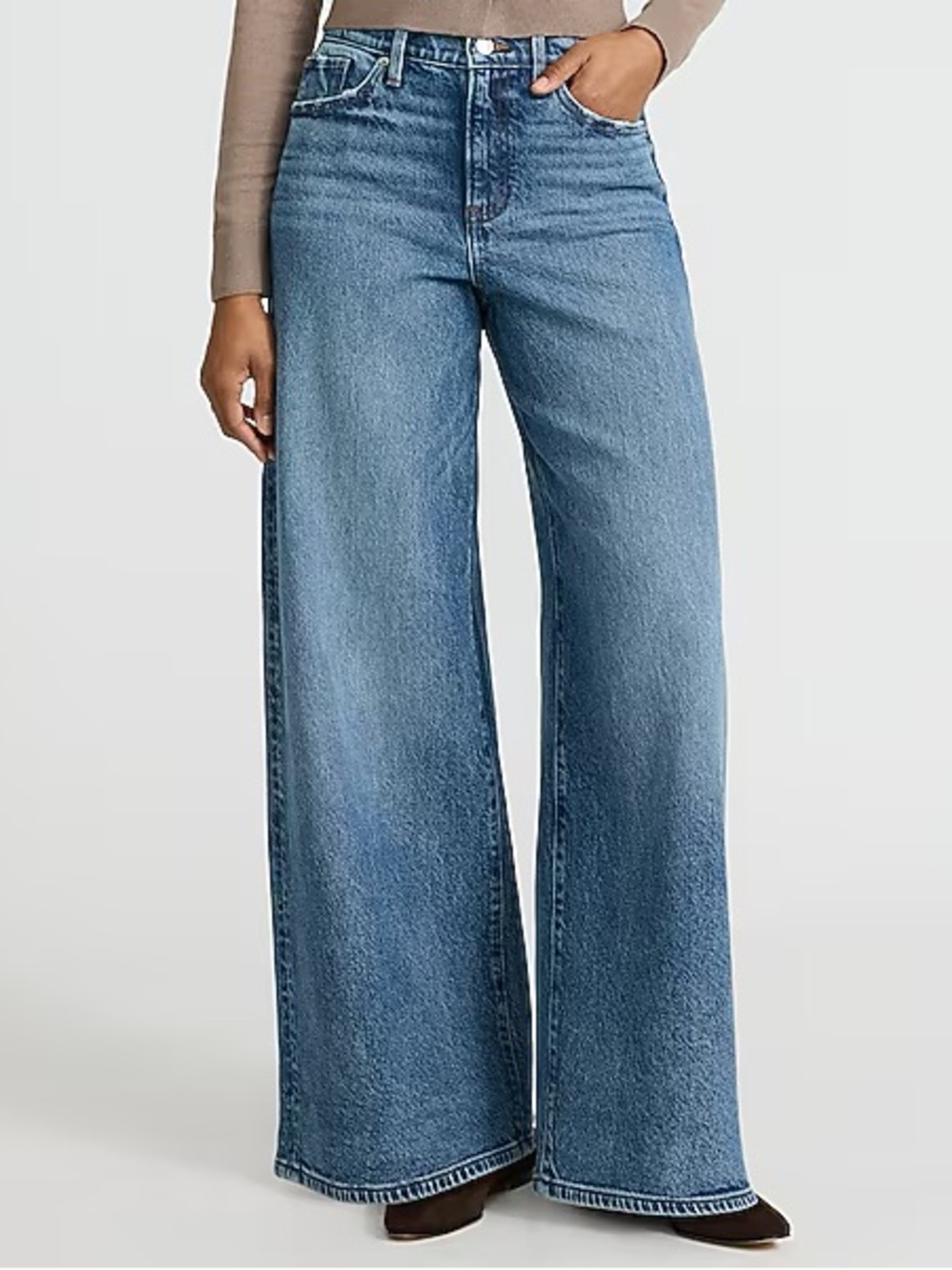 Express Denim Wide Leg Jeans